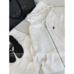 RALPH LAUREN La Fu 2025 Fall/Winter Collection 🤍 "Old Money Style" Hooded Cardigan - Cable Knit Zip-Up Jacket with Embroidery - Image 6