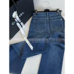 Chanel 2025B Early Fall Collection 👖 Jennie-Inspired "High IQ" Jeans - Runway Straight-Leg Trousers for Polished Style - Image 12