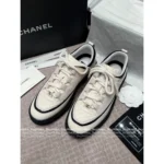 Chanel 2025B Fall/Winter Collection 🔎 Classic Quilted Panda 🐼 Black & White Color-Block Platform Sneakers 👟 - Chunky Lift Sole - Image 7