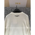 Dior 25SS Early Fall Collection 🍃 Round Neck Jacquard Sweater - Ink Wash Painting Embroidery w/ Letter Logo Cashmere Blend - Image 11
