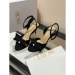 Dior 2025 Spring/Summer Collection 🎀 3D Bow Heels - Pearl Logo Strappy Sandals & Pumps - Image 16