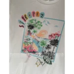 Dior 2025SS Spring/Summer Collection 🌈 Signature Print Linen-Cotton Tee - Hand-Painted Logo Short Sleeve Shirt - Image 3
