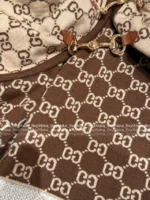 Gucci 2025 Early Fall Collection 🧶 Letter Logo Jacquard Wool Coat - Horsebit Detail & Pocket Design - Image 19