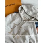 Louis Vuitton 25SS Early Fall Collection 🩶 Heavyweight Embroidered Logo Hoodie - Crystal-Studded Pullover w/ Relaxed Fit (Effortlessly Versatile~) - Image 10