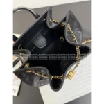 Chanel 25/26 Fall-Winter Collection 🖤 25Bag Drawstring Backpack - Caviar Leather w/ Chain ⛓️ Logo & Adjustable Straps 🎒 - Image 13