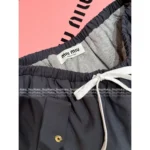 miumiu 25SS Early Fall Collection 🐾 Women’s Drawstring Bloom Skirt - Adjustable Hem Mini/Midi Versions - Image 11