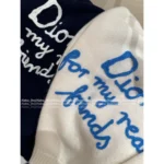 Dior 2025 Early Fall Collection ✨ Signature Letter Logo Round Neck Cashmere Sweater - Image 6