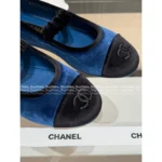 Chanel 2025B Fall/Winter Collection 🌈 Haute Couture Mary Janes - Imported Silk-Velvet & Crystal Bow (Ballet Flat Version) - Image 8