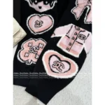 Chanel 25B Fall/Winter Collection 🎀 Bow-Cuff Jacquard Logo 100% Kashmir Cashmere Pullover - Image 13