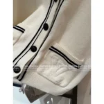 Louis Vuitton 2025SS Early Fall Collection 🆕 Gianna Jun Inspired Cardigan - Cashmere/Lambswool Blend w/ Towel Jacquard & Color-Block V-Neck - Image 18