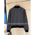 Hermes 🍊 2025 Early Autumn New Collection Jacquard Pig Nose Logo Zip-Up Cardigan in Cashmere/Wool Blend - Image 16