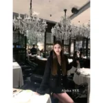 Chanel 24K Fall/Winter Collection 🌟 Runway Wool Blend Cardigan - Oversized Fit with Ruffle Sleeves 🦙 - Image 21