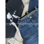 Chanel 2025B Early Fall Collection 👖 Jennie-Inspired "High IQ" Jeans - Runway Straight-Leg Trousers for Polished Style - Image 11