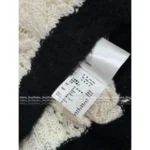 Chanel 2025B Early Fall Collection - Women's Black & White Contrast Mohair/Wool-Silk Blend V-Neck Knit Cardigan & Pullover - Image 10