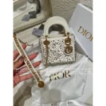 Dior 2025 Limited Edition ⭐️ Silk Satin Embroidered Lady Dior Bag - Crystal Beaded "Socialite Collector's Piece" - Image 7
