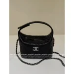 Chanel First Stock Available! 2025B Crystal Star Logo Caviar Leather Box Bag - Multi-Way (Handheld/Crossbody) - Image 2
