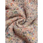 Chanel 2025A Early Fall Collection 🎀 Women’s Dusty Pink Jacquard Cardigan - Wool Blend w/ Pocket Detail (Haute Minimalism) - Image 7