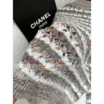 Chanel 2025B Early Fall Collection 🤎 Color-Block Cardigan - V-Neck Relaxed Fit w/ Cashmere/Wool/Mohair-Silk Blend - Image 14