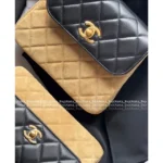 Chanel First Stock Available 🤎 25A Spring/Summer Collection - Vintage Chic Suede Flap Bag w/ Imported Hardware - Image 12