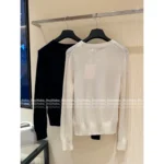 Dior 2025 Early Fall Collection ✨ Signature Letter Logo Round Neck Cashmere Sweater - Image 2