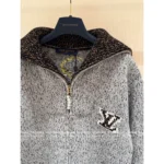Louis Vuitton 2025SS Early Fall Collection 🩶 NIGO® Collab Zip Cardigan - Heavy Jacquard w/ Embroidered Logo & Lambswool Blend - Image 5