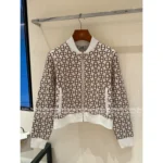 Hermes 🍊 2025 Early Autumn New Collection Jacquard Pig Nose Logo Zip-Up Cardigan in Cashmere/Wool Blend - Image 15