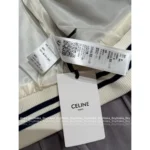 Celine 2025SS Early Fall Collection 🩶 Matte Grey Baseball Set - Embroidery Logo Jacket & Pants - Image 20