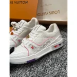 Louis Vuitton Premium 2025 Summer Couple Trainer Sneakers ✨ Embroidered Badge Detail - Gift Box Packaging - Image 18