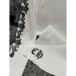 CHROME HEARTS ♥️ Personal Favorite — 2025 Early Fall New Printed Floral Letter Logo Ribbed Crewneck Long-Sleeve T-Shirt for Women - Image 8