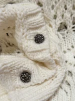 Dior 2025 Early Fall Collection ⭐ Beige Open-Knit Vest - Crochet Cardigan & Tank Top Set - Image 24