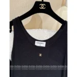 Chanel 2025B Early Fall Collection ✨ Runway Crystal-Embellished Gown - Metal Embroidery & Beaded Vest Cake Skirt Dress - Image 7