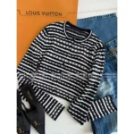 Louis Vuitton 2025SS Spring/Summer Collection 🖤 Must-Have "Spicy Girl" Top - Striped Shell Jacquard Knit Cardigan & Tee - Image 26