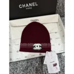 Chanel 25B Fall/Winter Collection ❄️ Towel-Embroidered Logo Set - 100% Kashmir Cashmere Scarf/Beanie/Gloves - Image 18