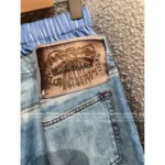 ACNE STUDIOS 25 Early Fall Collection 👖 Layered Two-in-One Washed Jeans - Enzyme Gradient "Spicy Girl" Denim - Image 4