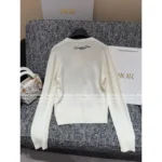 Dior 2025 Early Fall Collection ⭐️ 4D Jacquard Logo Sweater - 100% Cashmere Women's Pullover with Embroidery - Image 9