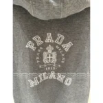 Prada 2025SS Early Fall Collection 🩶 Reversible Hooded Vest - Double-Faced Jacquard Logo w/ Belted Wool Blend - Image 20