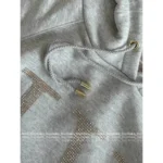 Louis Vuitton 25SS Early Fall Collection 🩶 Heavyweight Embroidered Logo Hoodie - Crystal-Studded Pullover w/ Relaxed Fit (Effortlessly Versatile~) - Image 8
