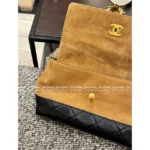 Chanel In Stock 🤎 2025A Haute Atelier Runway Briefcase - Suede Color-Block w/ Detachable Chain ⛓️ Full YKK Hardware & Messenger Style - Image 2