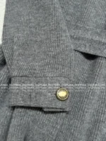 BRUNELLO CUCINELLI 2025SS Early Fall Collection 🩶 Robe-Style Cardigan - Belted Knit Coat with Metal Accents - Image 5