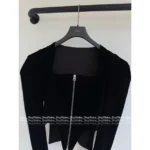 Dior 2025 Fall/Winter Collection 🖤 Velvet Couture Top - Imported Velvet with Bone Corset & Dramatic Sleeves - Image 14