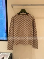 Gucci 2025 Early Fall Collection 🧶 Letter Logo Jacquard Wool Coat - Horsebit Detail & Pocket Design - Image 16