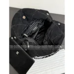 Chanel 2025 🖤 New 22Bag Tote - "Trash Bag" Letter Logo w/ Exclusive Imported Suede & Studs - Image 19