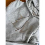 Louis Vuitton 25SS Early Fall Collection 🩶 Heavyweight Embroidered Logo Hoodie - Crystal-Studded Pullover w/ Relaxed Fit (Effortlessly Versatile~) - Image 7