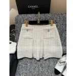 Chanel 2025A Early Fall Haute Atelier Collection 🆕 Imported Tweed Suit Set - Silk-Lined Jacket/Skirt/Dress w/ Frog Closures - Image 17