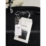 Chanel 2025B Early Fall Collection 🔍 Jennie-Inspired Camisole - Pearl Bow Straps & Crystal Button Bustier - Image 2