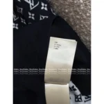 Louis Vuitton 2025 Early Fall Collection 🌟 Silk-Cotton Blend Tee - Jacquard Logo Round Neck Short Sleeve (with Silk) - Image 9