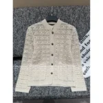 LOROPIANA LP Light Luxury Hollow-Out Cashmere Cardigan 🐑 Runway-Grade Artisanal Knitwear - Image 6