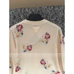 Chanel 🌷 2025SS Early Autumn New Collection Jacquard Tie-Dye Floral Embroidered Loho Wool Knit Cardigan for Women - Image 11