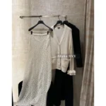 Chanel 24K Fall/Winter Collection 🌟 Runway Wool Blend Cardigan - Oversized Fit with Ruffle Sleeves 🦙 - Image 18