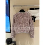 Chanel 2025B Early Fall Collection 🌈 Runway-Grade Colorful Tweed Jacket - Heavyweight Bouclé Knit w/ Crystal-Edge Buttons - Image 6